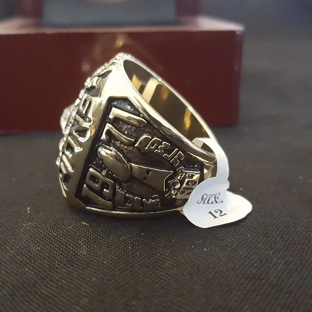 Dallas Cowboys Fan ‎ Edition 1971 Championship Super Bowl Ring Gold